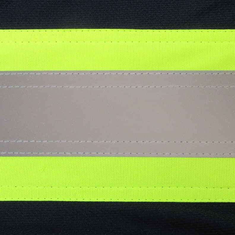 T-shirt haute visibilité à manches courtes avec bandes réfléchissantes. 100% polyester quick-dry.-3374