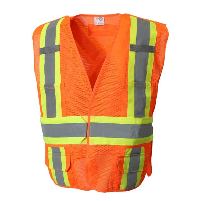 Veste de sécurité orange