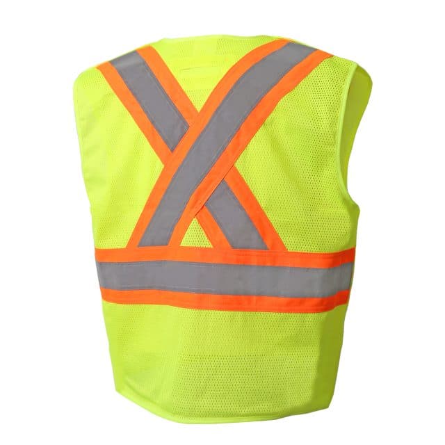 MESH SAFETY VEST WITH 2 POCKETS