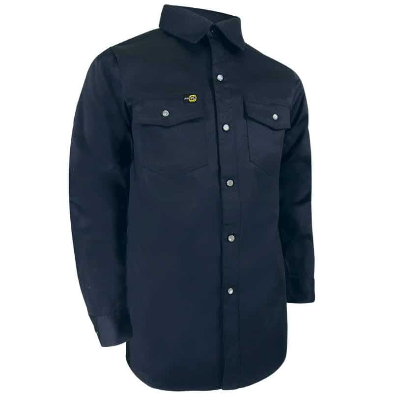 UNLINED LONG SLEEVES SHIRT WITH RUSTPROOF SNAPS