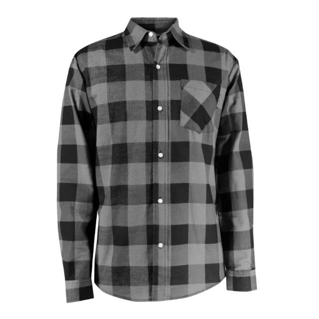 FLANNEL SHIRT WITH PLASTIC BUTTONS