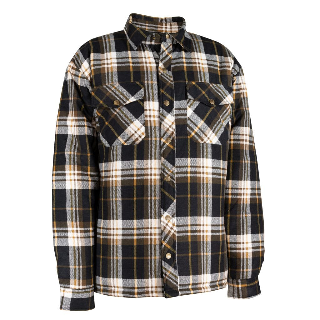 QUILTED FLANNEL SHIRT WITH RUSTPROOF SNAPS - Jackfield