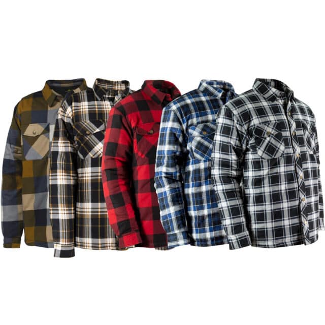 QUILTED FLANNEL SHIRT WITH RUSTPROOF SNAPS