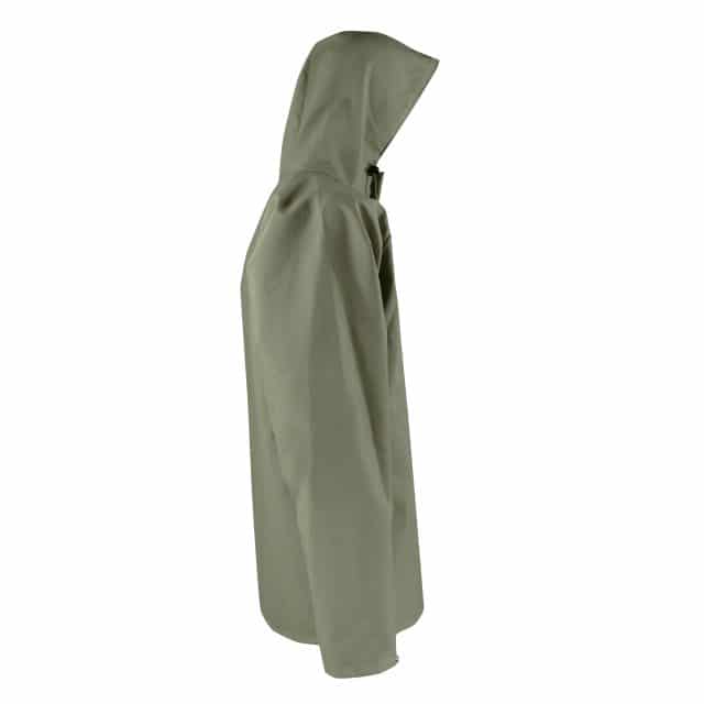 manteau imperméable homme vue de côté