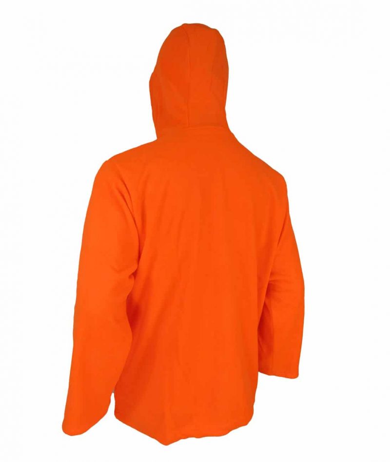 Polar fleece jacket with hood