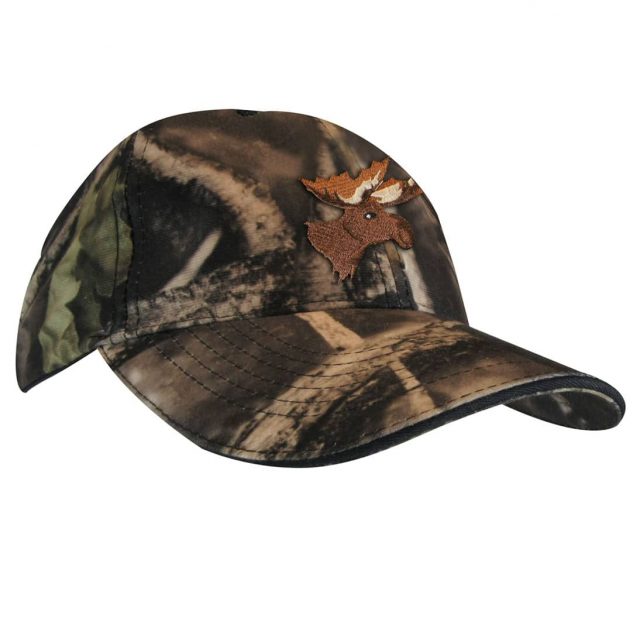 HUNTING CAP WITH MOOSE EMBROIDERY