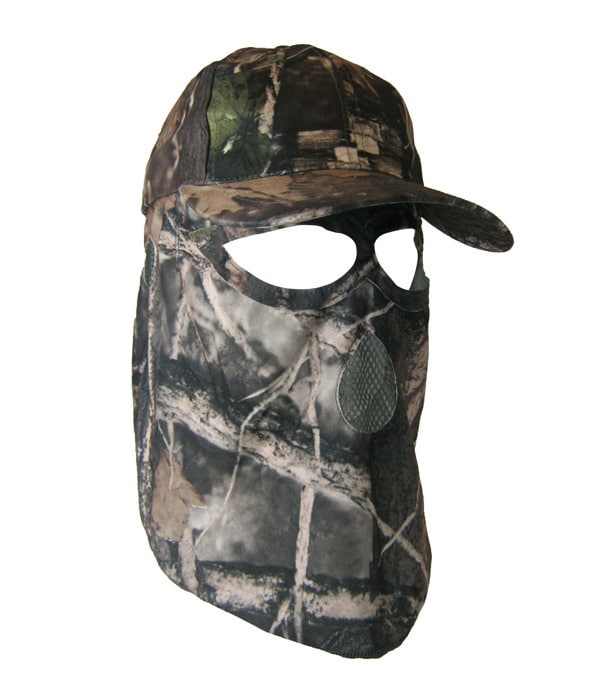 CAMOUFLAGE CAP WITH MASK