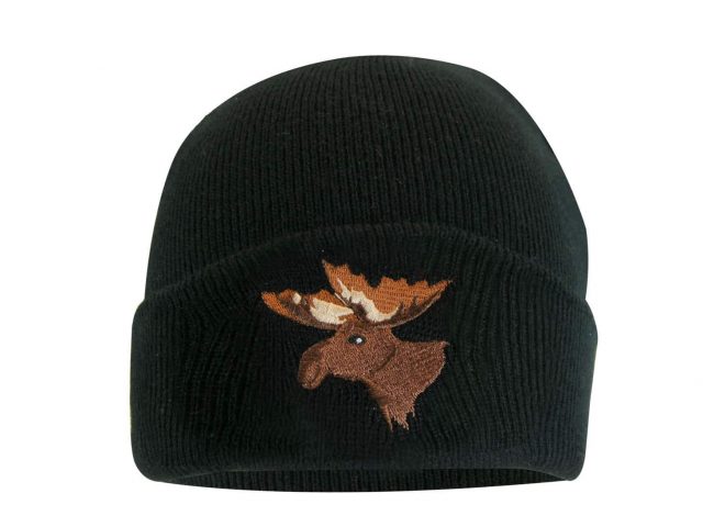 LINED TUQUE WITH ANIMAL EMBROIDERY. SOLD BY THE DOZEN-3837