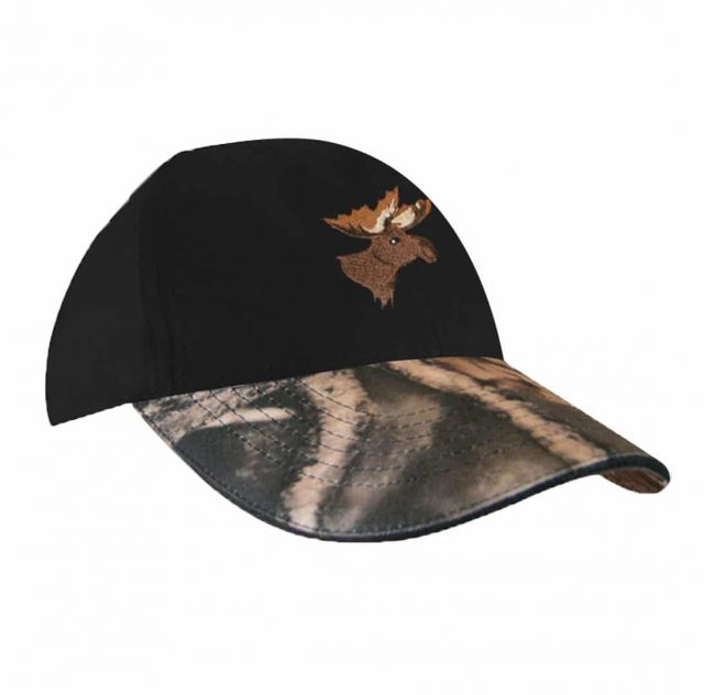 CAP WITH MOOSE EMBRODERY