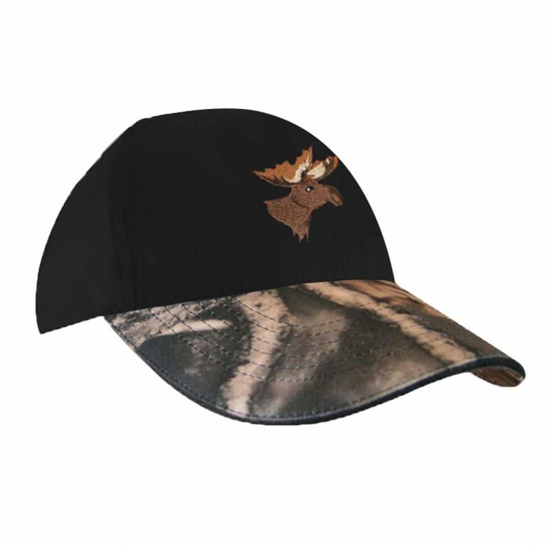 CAP WITH MOOSE EMBRODERY