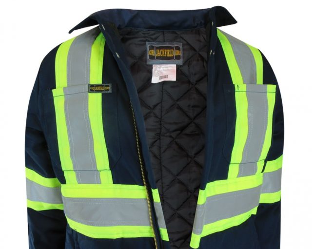 Insulated coverall with zipper on the legs.-4032
