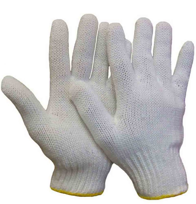 Knit glove. -0