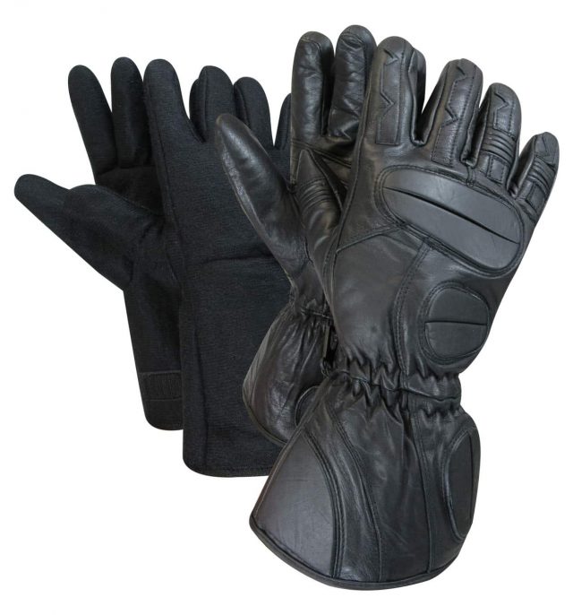 SNOWMOBILE GLOVE WITH 2 REMOVABLE LINERS