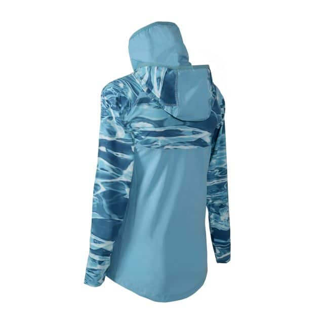 UPF50 POLY SPANDEX HOODED SWEATER FOR WOMEN