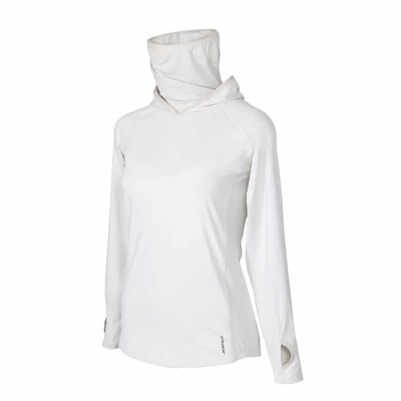 UPF50 POLY SPANDEX HOODED SWEATER FOR WOMEN
