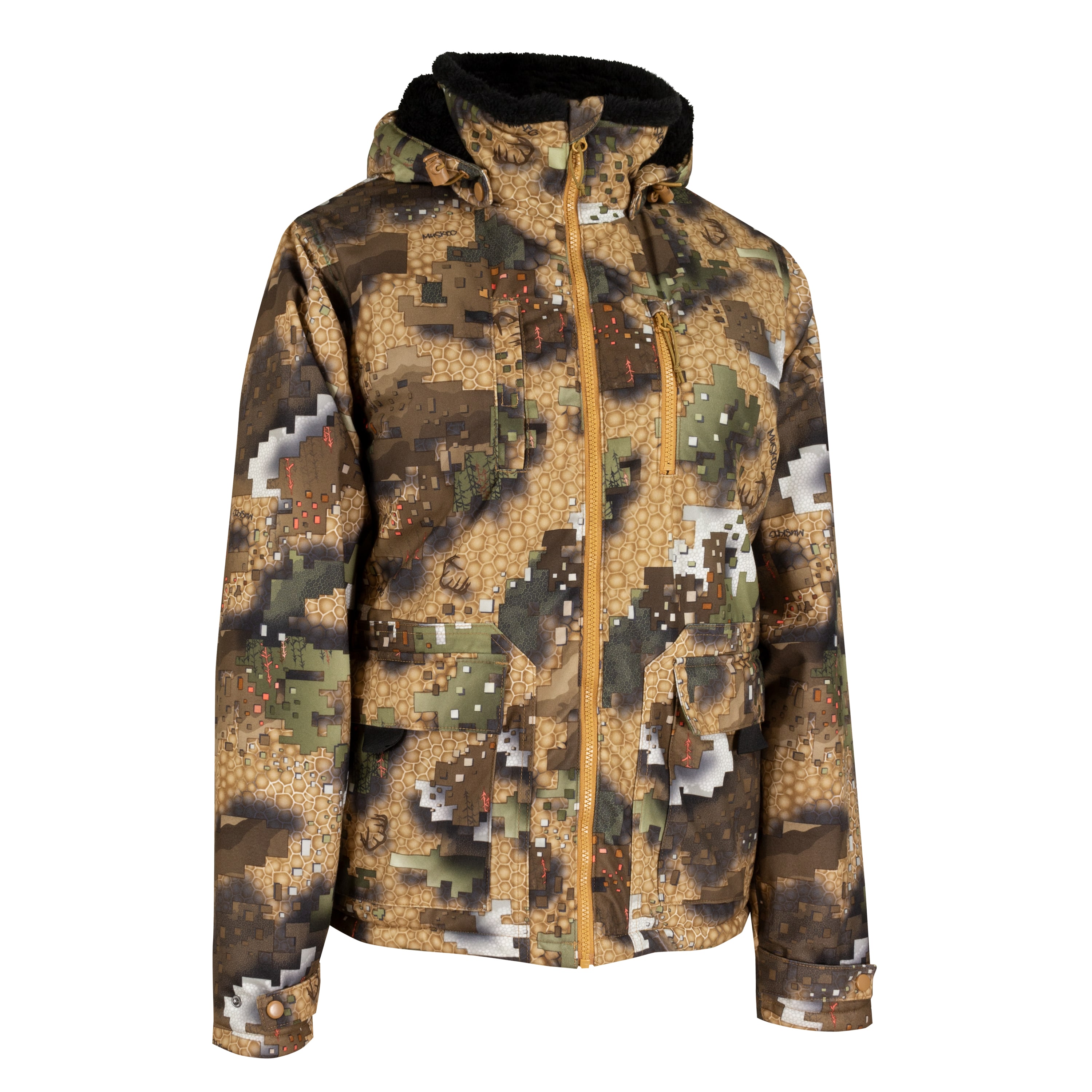 Women's white store camo winter jacket