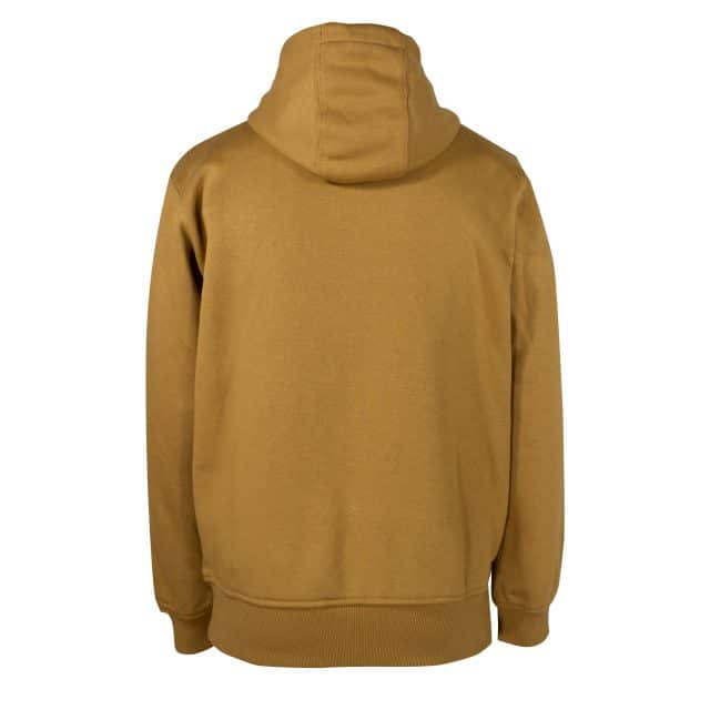 HOODED COTTON SWEATHER WITH 1/4 ZIP