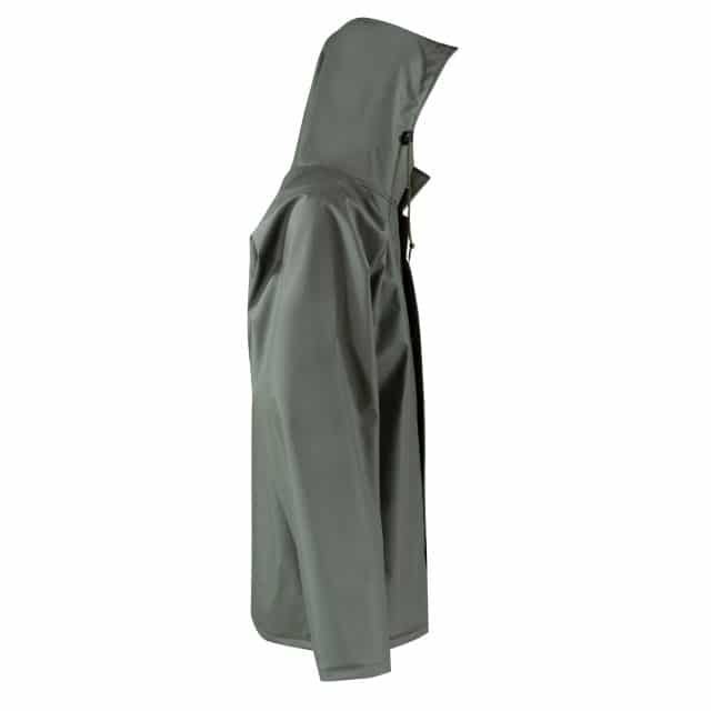 manteau imperméable homme vue de coté
